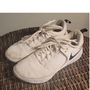 NIKE Zoom Hyperace 2 Women’s Volleyball Shoes Size 10 White Black Training Court